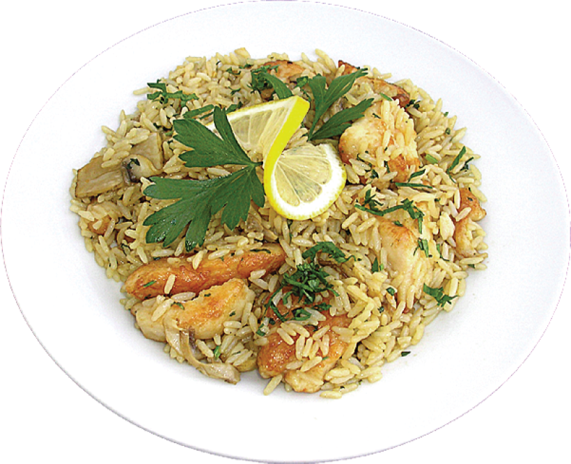 Ориз с пиле и гъби - 300гр.